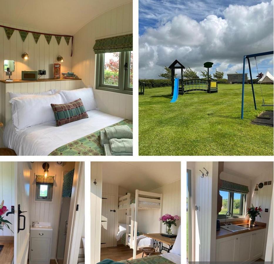 The Woolly Sheep Shepherd Huts Whitland Exterior foto